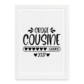 Big Cousin 2027 loading - Framed poster (27 × 37 cm) - white - Front