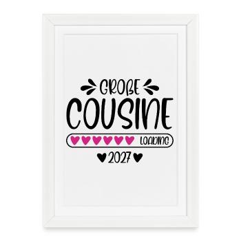 Big Cousin 2027 loading - Framed poster (27 × 37 cm) - white - Front
