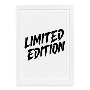 Limited edition - Framed poster (27 × 37 cm) - white - Front