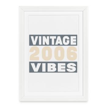anniversaire 2006 - 20 ans - Affiche encadrée (27 × 37 cm) - blanc - Devant