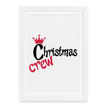 Super design pour Noël - Affiche encadrée (27 × 37 cm) - blanc - Devant