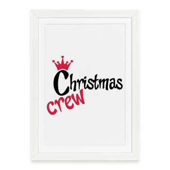 Noël - Affiche encadrée (27 × 37 cm) - blanc - Devant