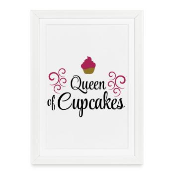 Cupcakes - Framed poster (27 × 37 cm) - white - Front