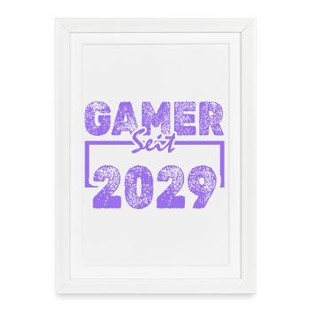 Daddling 2029 - Framed poster (27 × 37 cm) - white - Front
