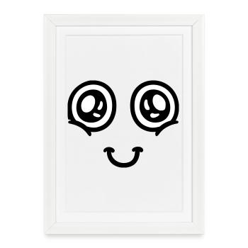 Head in the Clouds - Framed poster (27 × 37 cm) - white - Front