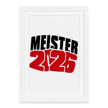 Champion 2026 Championship - Affiche encadrée (27 × 37 cm) - blanc - Devant