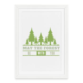 Forest Ranger Forest Lumberjack Tann Nature Gift - Framed poster (27 × 37 cm) - white - Front