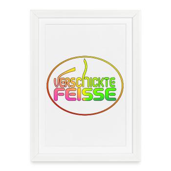 Feisse a envoyé - Affiche encadrée (27 × 37 cm) - blanc - Devant