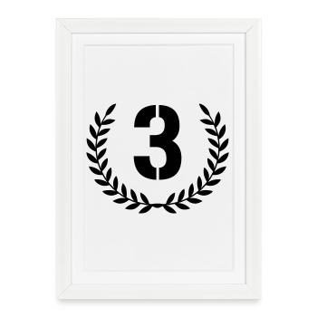 3 Wreath - Framed poster (27 × 37 cm) - white - Front