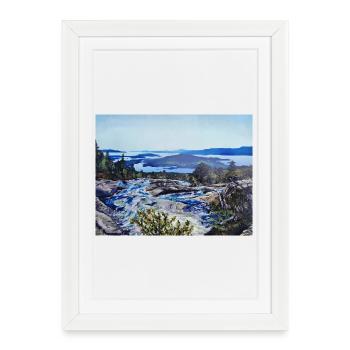 Bremstølen - Framed poster (27 × 37 cm) - white - Front