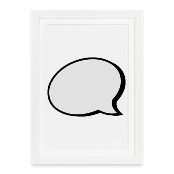 2541614 15422397 - Affiche encadrée (27 × 37 cm) - blanc - Devant