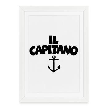 Il Capitano Anchora - Framed poster (27 × 37 cm) - white - Front