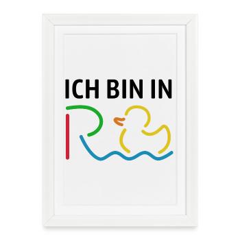 I'm Retired - Retirement - Pension - Framed poster (27 × 37 cm) - white - Front
