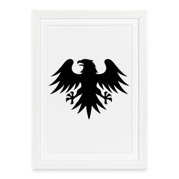 Adler Germany - Framed poster (27 × 37 cm) - white - Front