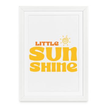 PETIT RAYON DE SOLEIL - Affiche encadrée (27 × 37 cm) - blanc - Devant