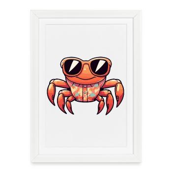 Journée de bande dessinée Crab Crabe - Affiche encadrée (27 × 37 cm) - blanc - Devant