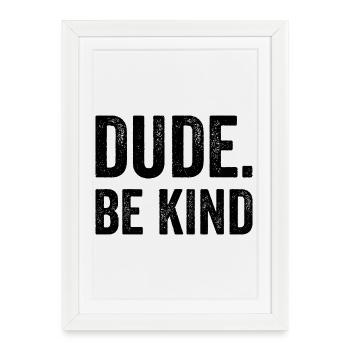 Day of solidarity and awareness for the E - Framed poster (27 × 37 cm) - white - Front