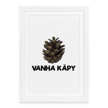 Vieux tas - Affiche encadrée (27 × 37 cm) - blanc - Devant