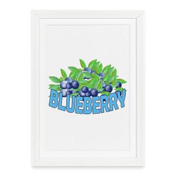 MYRTILLE - Affiche encadrée (27 × 37 cm) - blanc - Devant