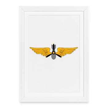 Military pilots - Framed poster (27 × 37 cm) - white - Front