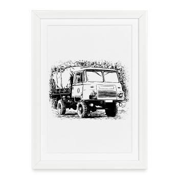 Robur LO 2002 MTW - Affiche encadrée (27 × 37 cm) - blanc - Devant