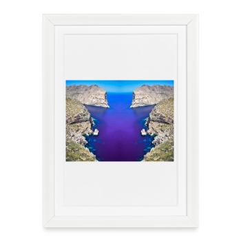 Mallorca Cap Formentor Aliénation V.1 - Affiche encadrée (27 × 37 cm) - blanc - Devant