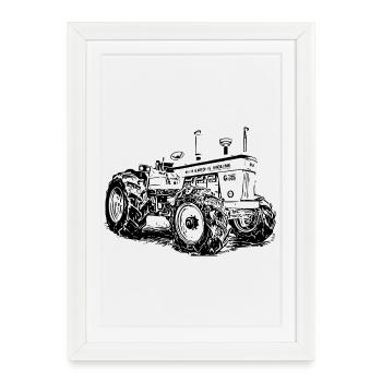 Minneapolis Tractor G 1000 - Framed poster (27 × 37 cm) - white - Front