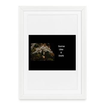 Streetwear Some Like It Dark - Affiche encadrée (27 × 37 cm) - blanc - Devant