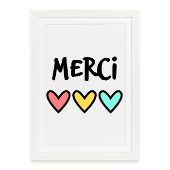 THANK YOU. MISTRESS. MASTER. THANK YOU MISTRESS - Framed poster (27 × 37 cm) - white - Front