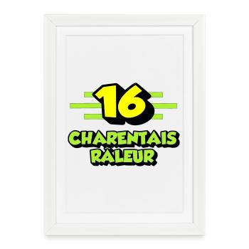 Charentais râleur - Affiche encadrée (27 × 37 cm) - blanc - Devant