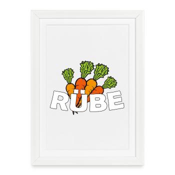 Turnip - Framed poster (27 × 37 cm) - white - Front