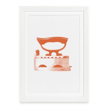 Fer antique - Affiche encadrée (27 × 37 cm) - blanc - Devant