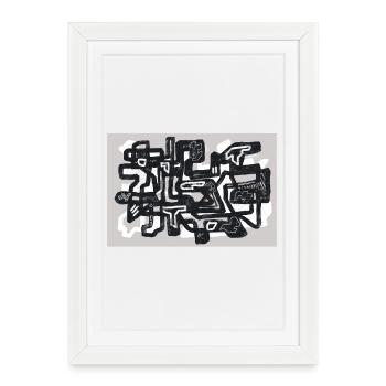 Small Turns - Framed poster (27 × 37 cm) - white - Front