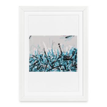 Tag Without a Name - Affiche encadrée (27 × 37 cm) - blanc - Devant