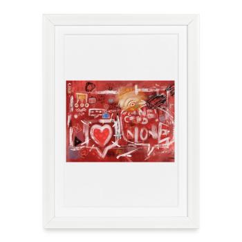 Connected-Alone-Severino-Canepa - Framed poster (27 × 37 cm) - white - Front