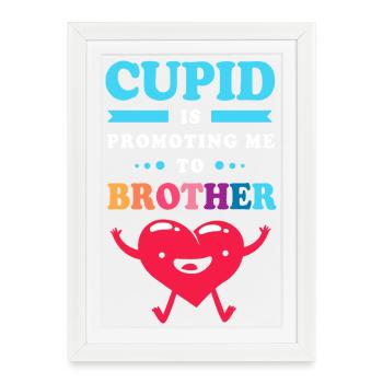 Gender Reveal Saint-Valentin Futurs parents - Affiche encadrée (27 × 37 cm) - blanc - Devant