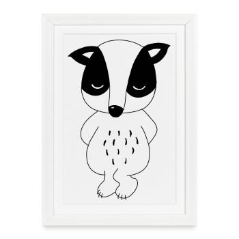 Pardon - Affiche encadrée (27 × 37 cm) - blanc - Devant
