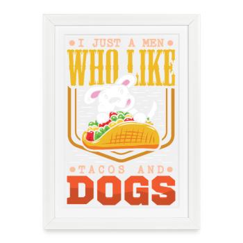 Im Not Yelling this is just My taco Mom Mom - Framed poster (27 × 37 cm) - white - Front