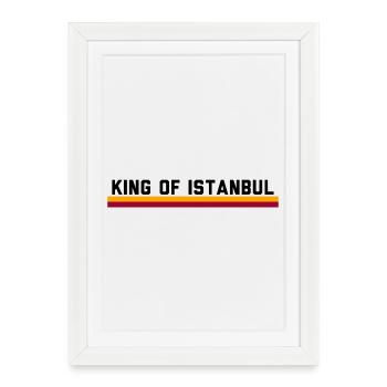 Aslan Istanbul - Affiche encadrée (27 × 37 cm) - blanc - Devant