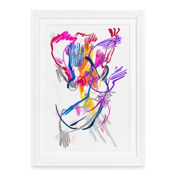 Art - Affiche encadrée (27 × 37 cm) - blanc - Devant