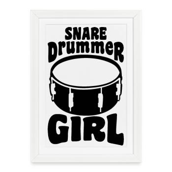 Drummer - Framed poster (27 × 37 cm) - white - Front