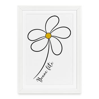 HAPPY FATHER'S DAY. DAD. FATHER'S DAY. FATHER - Framed poster (27 × 37 cm) - white - Front