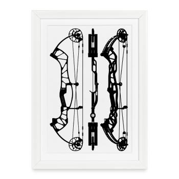 HoytConceptFX_Plans - Framed poster (27 × 37 cm) - white - Front
