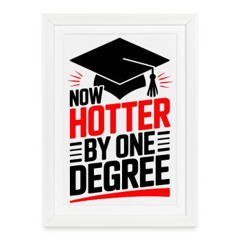 Bachelor Master Doctorate - Framed poster (27 × 37 cm) - white - Front