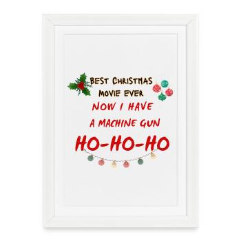Best Christmas Movie ever! - Framed poster (27 × 37 cm) - white - Front