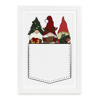brownie - Affiche encadrée (27 × 37 cm) - blanc - Devant