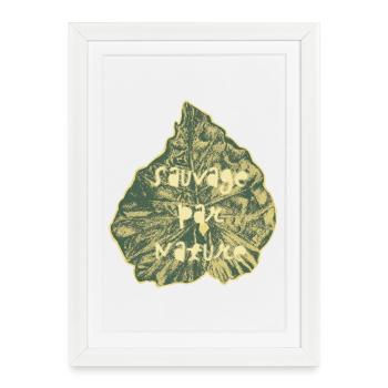 Wild by Nature - Framed poster (27 × 37 cm) - white - Front