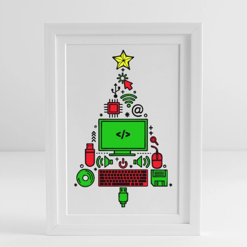 Code Computer Code Debug Scripting Programmer Framed poster (27 × 37 cm)