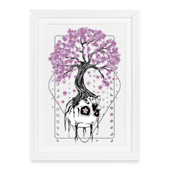 After life  - Framed poster (27 × 37 cm) - white - Front