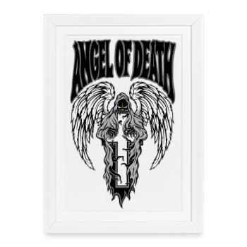 Ange de la Mort - Affiche encadrée (27 × 37 cm) - blanc - Devant